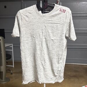 Aeropostale Light Gray Short Sleeve Tee